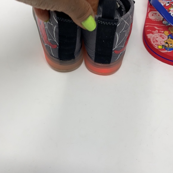 light up Spiderman High Tops & Pawpatrol Sandals Shoes